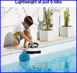 (2022 Upgraded) AIPER Cordless Automatic Pool Cleaner, Strong Suction with Dual