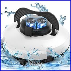 (2023 New) Cordless Pool Vacuum, 120 Mins Automatic Robotic Pool Cleaner for