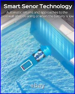 2024 Cordless Robotic Pool Cleaner, Automatic Pool Vacuum with Powerful Suction