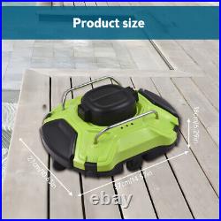 30W Automatic Cordless Robotic Pool Cleaner IPX8 914 Sq. Ft 5000mAh Battery H5G8