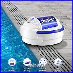 5200mAh Automatic Cordless Robotic Pool Cleaner Vacuum Above/In Ground 120 Mins