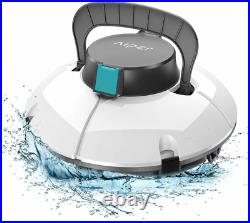 AIPER Cordless Automatic Pool Cleaner, Strong Suction with Dual Small, Gray