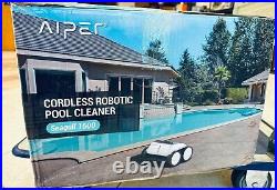 AIPER Cordless Robotic Automatic Pool Cleaner Vacuum, 8600 mAh Rechargeable USED