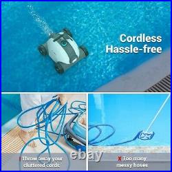 AIPER Cordless Robotic Pool Cleaner, Automatic Pool Vacuum with Powerful Drivers