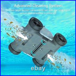 AIPER Cordless Robotic Pool Cleaner Seagull 1000 Dual-Drive Motors, Auto-Dock