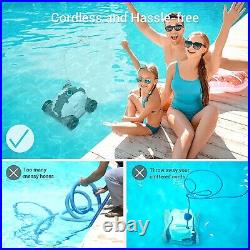 AIPER Cordless Robotic Pool Cleaner Seagull 1000 Dual-Drive Motors, Auto-Dock