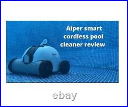 AIPER Cordless Robotic Pool Cleaner Seagull 1000 Dual-Drive Motors- OPEN BOX