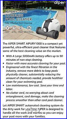 AIPER SMART Cordless Automatic Robotic Pool Cleaner (AIPURY1000)