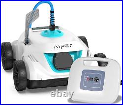 AIPER automatic Pool Cleaner, Robotic Pool Vacuum for above Ground Pools, White