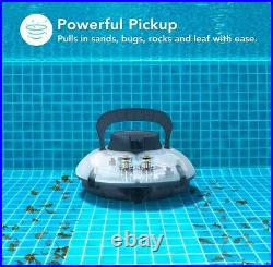 AIPER cordless pool cleaner automatic vacuum, IPX8 waterproof, Auto docking feat