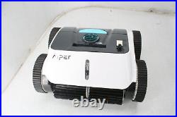 Aiper HJ3172 Coreless Robotic Automatic Pool Cleaner Black White w Filter Basket