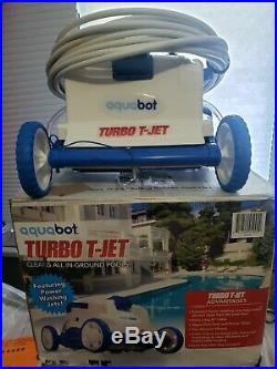 Aquabot automatic Turbo T-Jet Robotic Vacuum Cleaner for In Ground Swimming Pool