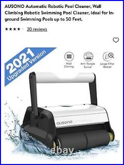 Ausono Automatic Robotic Pool Cleaner In ground Pools Up To 50ft HJ2052
