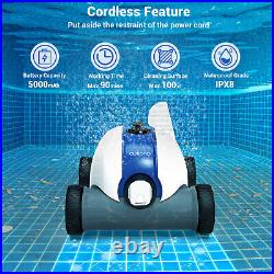 Ausono Cordless Automatic Robotic Pool Cleaner In-Ground Above Ground Swimming
