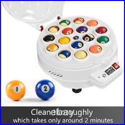 Automatic Pool Ball Cleaner/Snooker Cleaner 16/22 Balls Billiard Ball Polisher