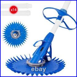 Automatic Pool Cleaner Swimming Pool Vacuum Inground Above Ground with 14 Hoses
