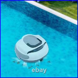 Automatic Pool Cleaning Robot Above/ in-Ground Cordless Robotic Vacuum Cleaner