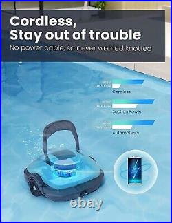 Automatic Pool Cleaning Robot WYBOT Above Ground Cordless Robotic Vacuum Cleaner