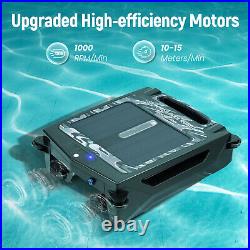 Automatic Pool Skimmer Cleaner Robot Solar & Rechargeable Powered Cordless