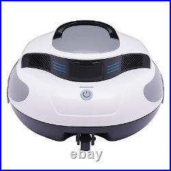Automatic Pool Vacuum Cleaner Robotic Cordless Dual-Motor with LED Indicator NEW
