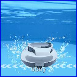 Automatic Pool Vacuum Cleaner Robotic Smart Cordless Pool Cleaner+LED Indicator