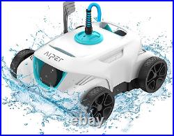 Automatic Robotic Pool Cleaner, Strong Suction with Dual-Drive Motors, Ideal for