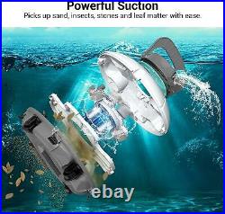 Automatic Vacuum Cleaner Cordless Swimming Pool Above Inground Robotic Cleaning