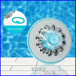 Cordless Automatic Pool Cleaner IPX8 Waterproof Strong Suction Rechargeable