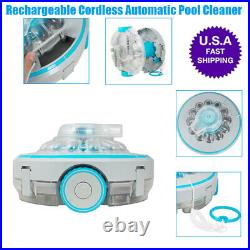 Cordless Automatic Pool Cleaner Robot Strong Suction Clean Rechargeable US Ship