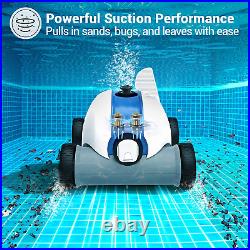 Cordless Automatic Pool Cleaner Robotic Pool Cleaner 5000Mah Rechargable Battery
