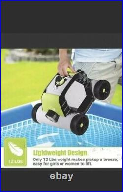 Cordless Automatic Pool Cleaner Robotic Rechargeable VacuumBARELY USED F. SHIP