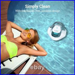 Cordless Robotic Automatic Pool Cleaner Vacuum With Chemical Dispensers For Pools