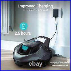 Cordless Robotic Automatic Pool Cleaner Vacuum with Chemical Dispensers for Ingr