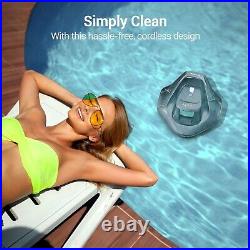 Cordless Robotic Automatic Pool Cleaner Vacuum with Chemical Dispensers for Ingr