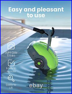 Cordless Robotic Pool Cleaner Automatic Pool Vacuum Powerful Suction