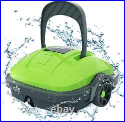 Cordless Robotic Pool Cleaner Automatic Pool Vacuum Powerful Suction