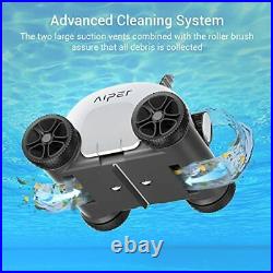 Cordless Robotic Pool Cleaner Automatic Pool Vacuum With Powerful Dualdrivers