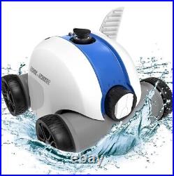 Cordless Robotic Pool Cleaner, Automatic Pool Vacuum with 60-90 Mins Working