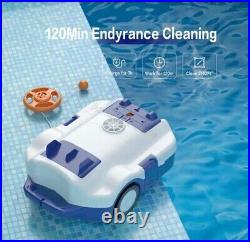 Cordless Robotic Pool Cleaner Pool Vacuum Cleaner Smart Parking