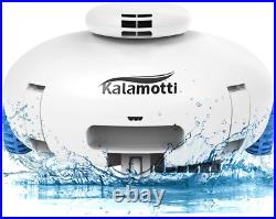 Cordless Robotic Pool Cleaner Powerful Suction, Recharge Battery 140Min Runtime