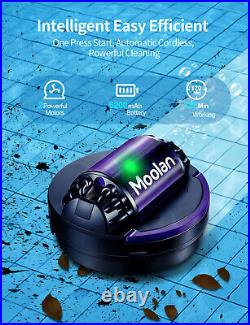 Cordless Robotic Pool Cleaner X1 Pool Vacuum Portable Pool Cleaning Dual Motors