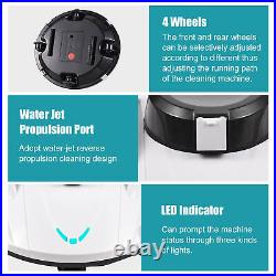 Cordless Robotic Pool Vacuum LED Automatic Pool Cleaner With Self-Parking V3C5
