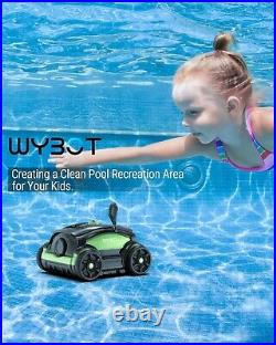 Cordless Wybot Robotic Pool Vacuum Automatic Pool Cleaner Robot Rechargeable NEW
