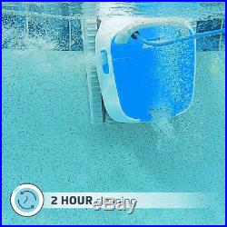 DX4 Automatic Robotic Pool Cleaner w Exceptional Cleaning Power Tangle Free