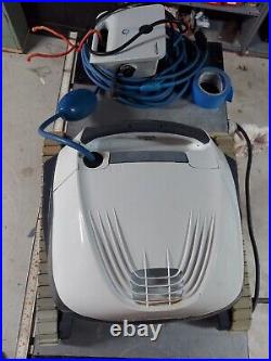 Dolphin E10 Aboveground Robotic Swimming Pool Cleaner with Power Supply