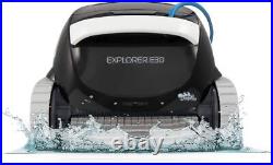Dolphin Explorer E30WiFi Automatic Robotic Pool Cleaner with Universal Caddy for