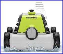 FIILPOW Cordless Robotic Pool Cleaner Automatic Robot Vacuum GREEN