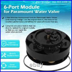 For Paramount 004-302-4408-00 Pool 6 Port Gear Module with Water Valve Shell ORing