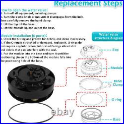 For Paramount 004-302-4408-00 Pool 6 Port Gear Module with Water Valve Shell ORing