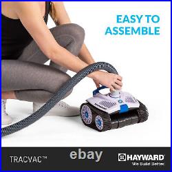 Hayward TracVac Lightweight Suction Vacuum Cleaner for In Ground Pools, White